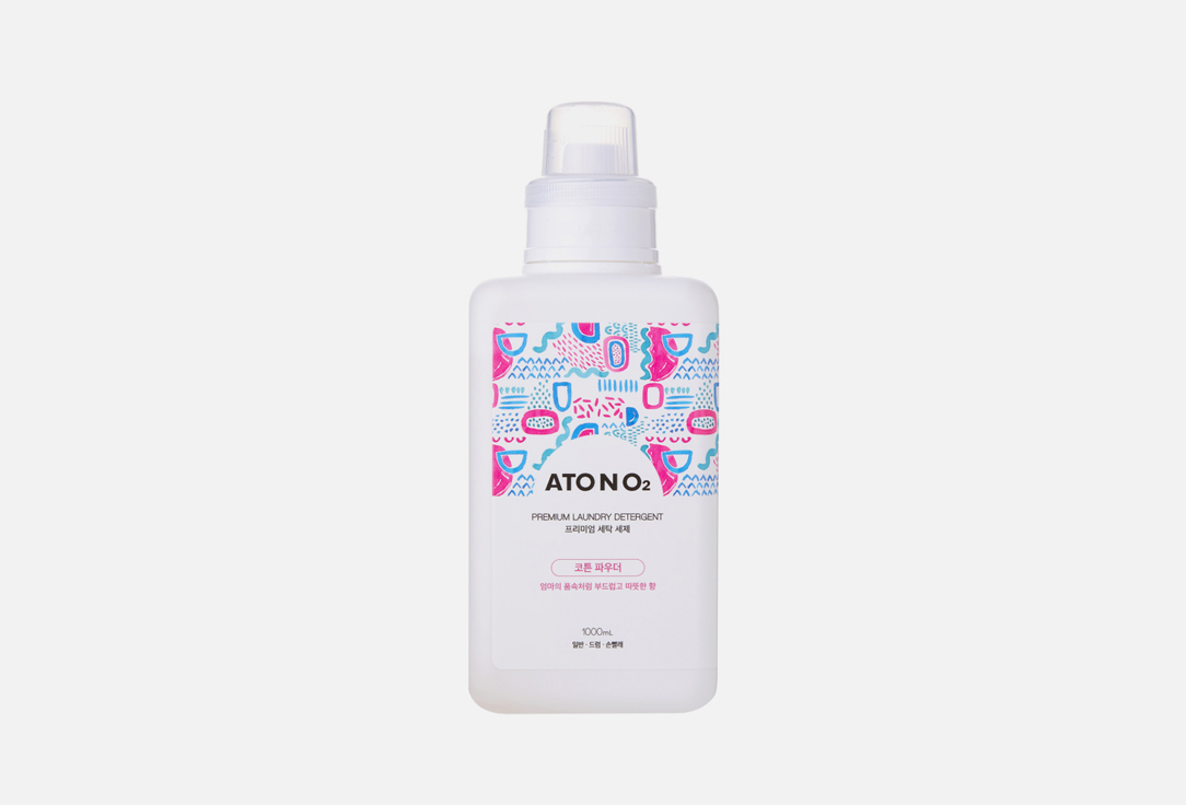 omo liquid laundry detergent sensitive skin 900 ml Средство для стирки с ароматом хлопка ATONO2 PREMIUM LAUNDRY DETERGENT 1000 мл