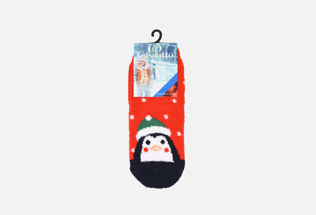 Носки CASCATTO Пингвин, красный носки cascatto подарок красный
