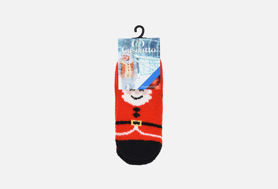 Носки CASCATTO Дед Мороз, красный носки cascatto подарок красный