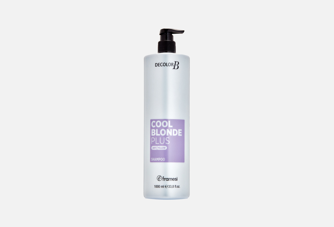 

Шампунь для холодных оттенков светлых волос FRAMESI, DECOLOR COOL BLONDE SHAMPOO 1000 мл