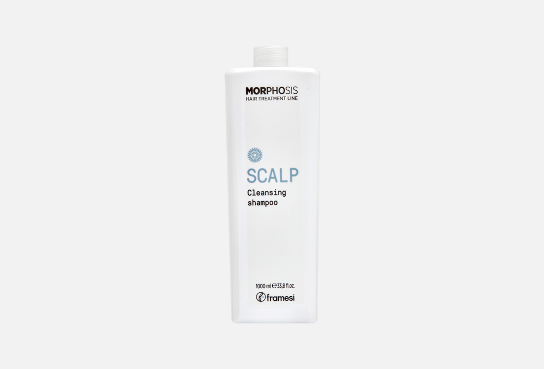 Изображение товара Очищающий шампунь для кожи головы Framesi SCALP CLEANSING SHAMPOO 1л натуральный гипоаллергенный