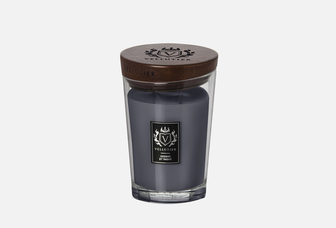 Изображение товара Свеча ароматическая Vellutier Desired by Night 515 г с деревянной крышкой