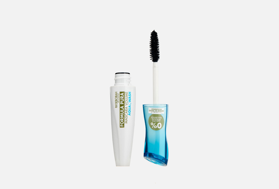 Изображение товара Тушь для ресниц DEBORAH MILANO FORMULA PURA MASCARA VOLUME AQUA WASH BLACK