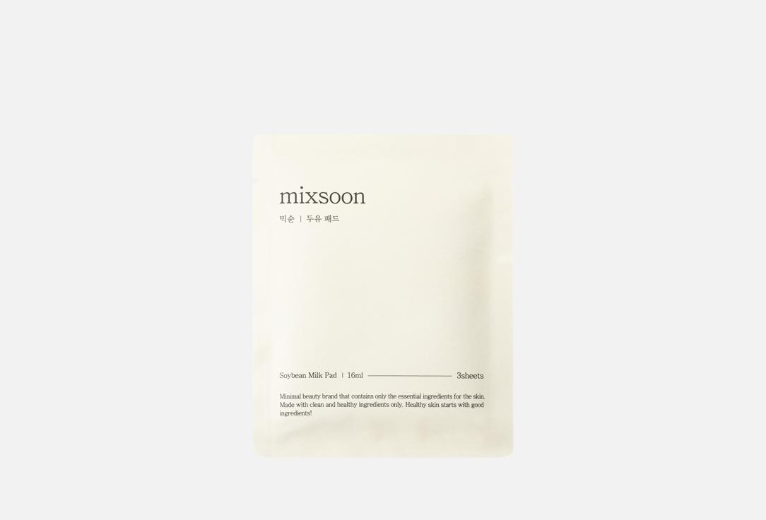 

Увлажняющие пэды с экстрактом сои для лица MIXSOON, Soybean Milk 3 шт