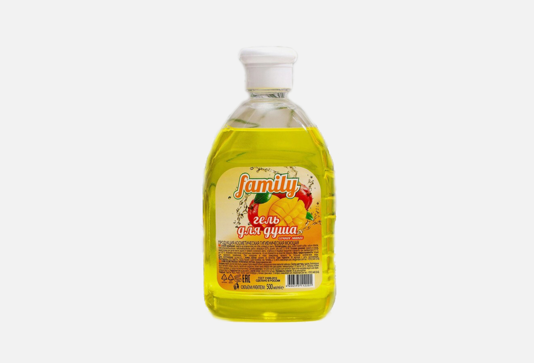цена Гель для душа FAMILY Сочное манго 500 мл