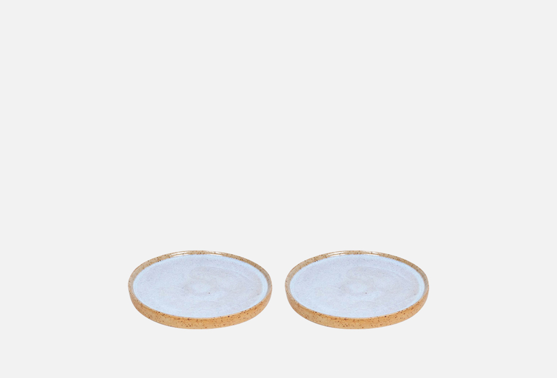 Изображение товара Набор блюдец La Palme Artisan Ceramica Next moonstone 15 см