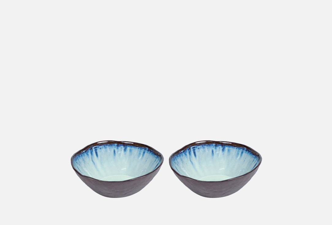 Изображение товара Набор мисок La Palme Artisan Ceramica Этно крокус 17 см