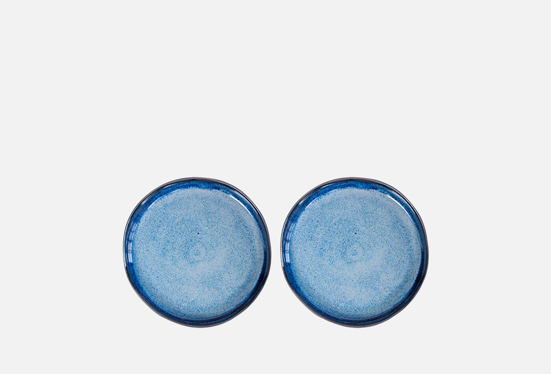 Изображение товара Набор тарелок La Palme Artisan Ceramica Next galaxy 22 см космический дизайн