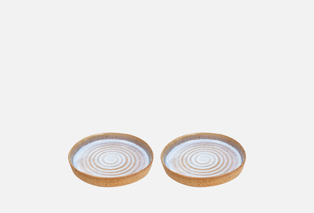 набор тарелок La Palme Artisan Ceramica next moonstone 22 см 