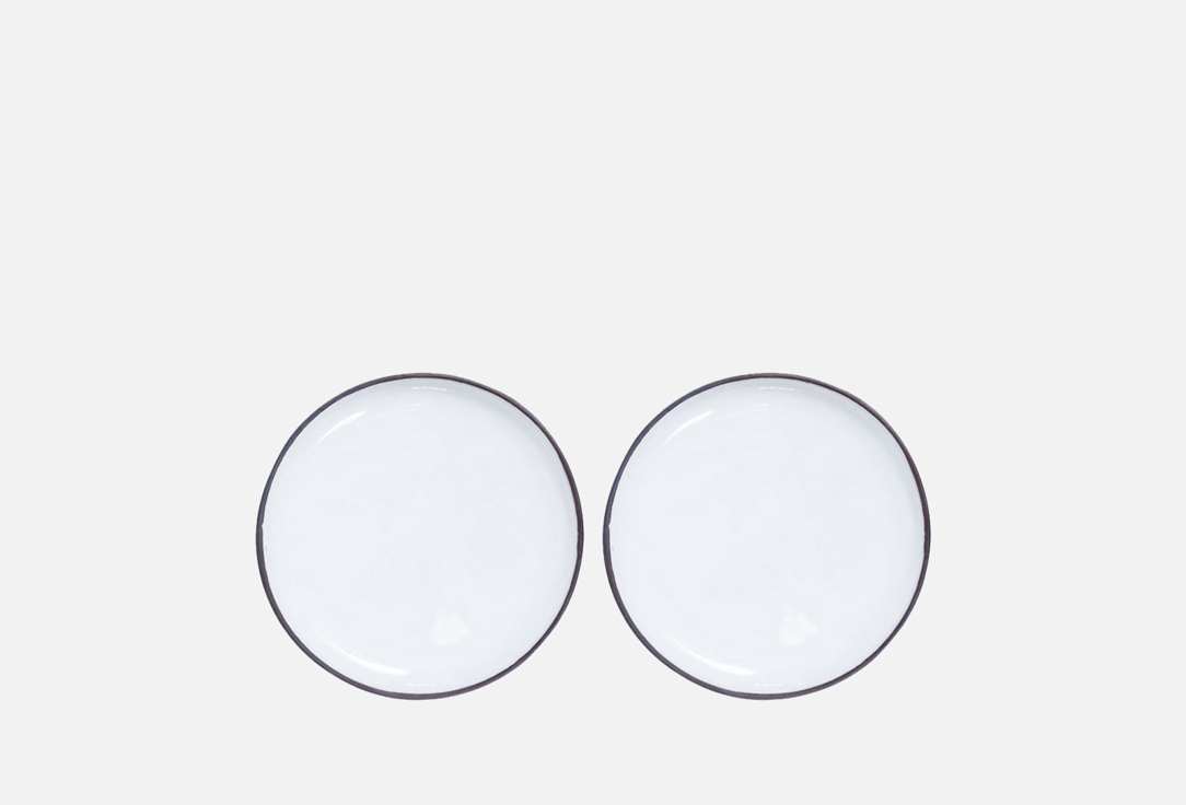 Изображение товара Набор тарелок La Palme Artisan Ceramica White 24 см