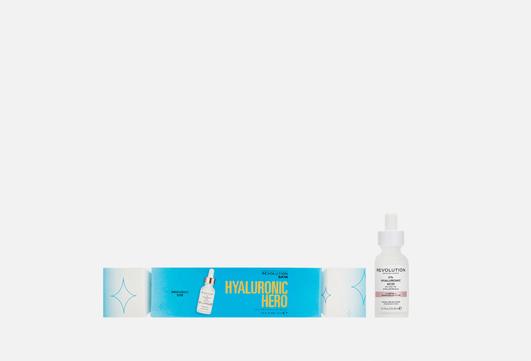 

Подарочный набор REVOLUTION SKINCARE, 2% Hyaluronic Acid Cracker 30 мл