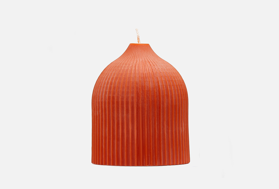 Свеча декоративная TKANO Оранжевый, 10.5см 1 шт цена и фото