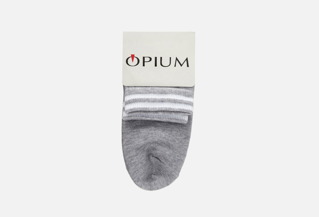 Носки Opium светло-серый меланж/белый 