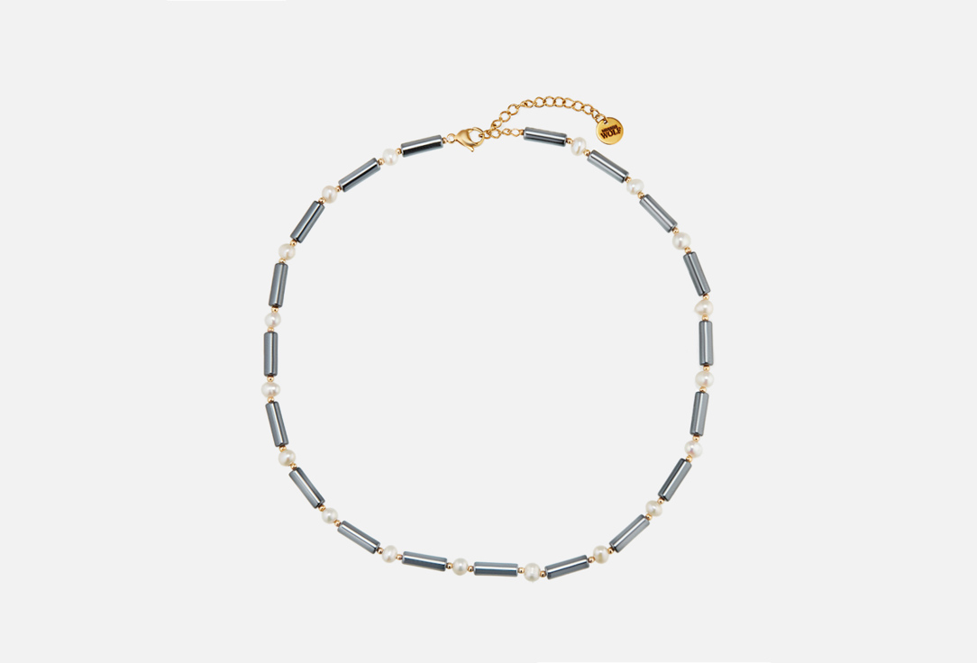 Изображение товара Чокер Mr&Mrs Wolf из натурального гематита с жемчугом