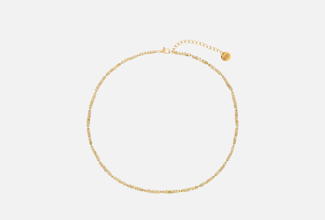 

Чокер MR&MRS WOLF, Из циркона золотистого цвета 1 шт