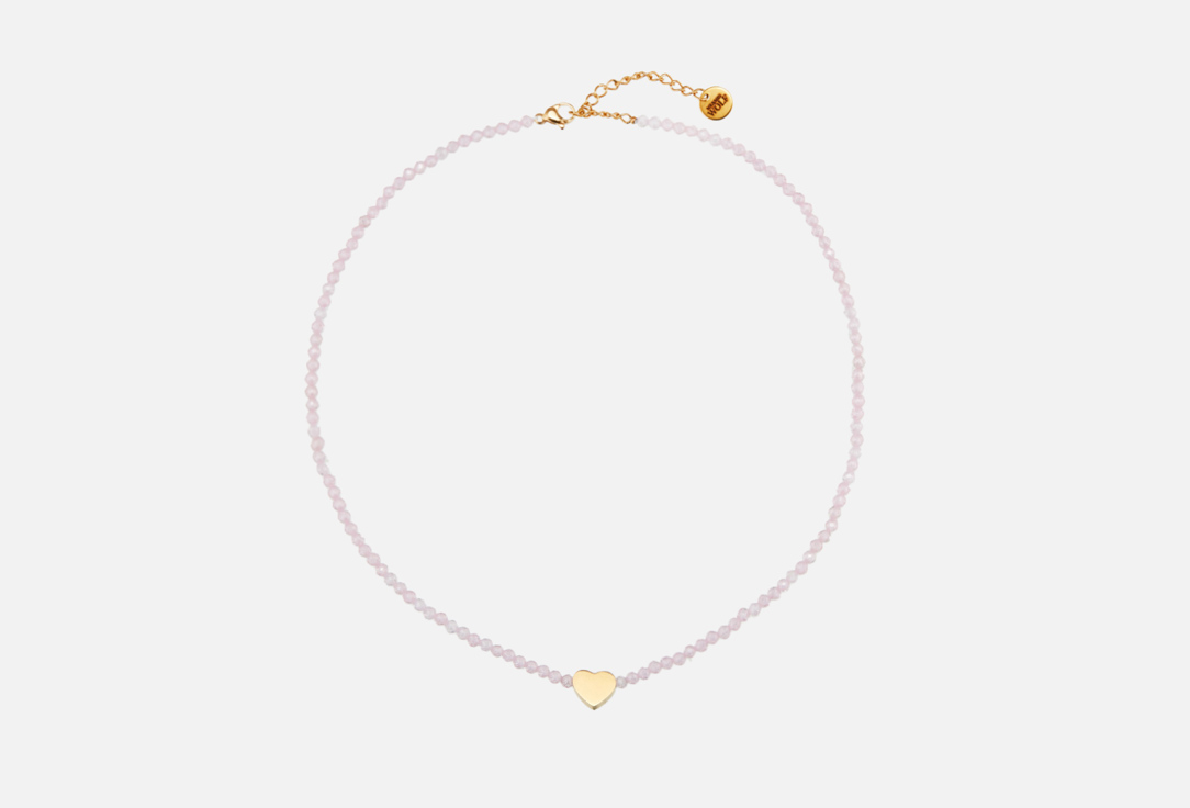 Изображение товара Чокер Mr&Mrs Wolf из циркона розового цвета с сердечком