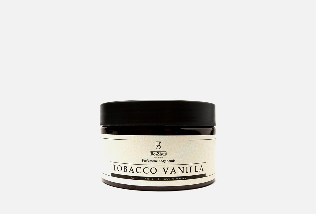 Изображение товара Натуральный парфюмерный скраб для тела Bo&Zhur Tobacco Vanilla 230 г