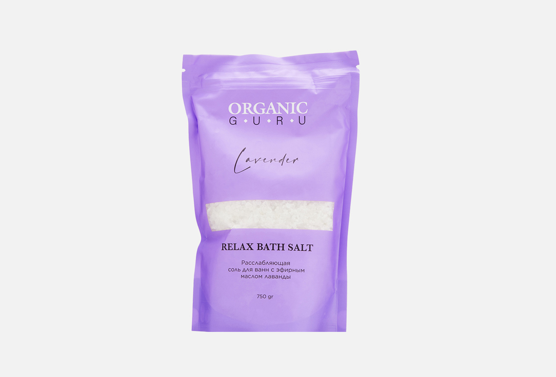 Изображение товара СОЛЬ ДЛЯ ВАНН Organic Guru Detox Bath Salt LAVENDER