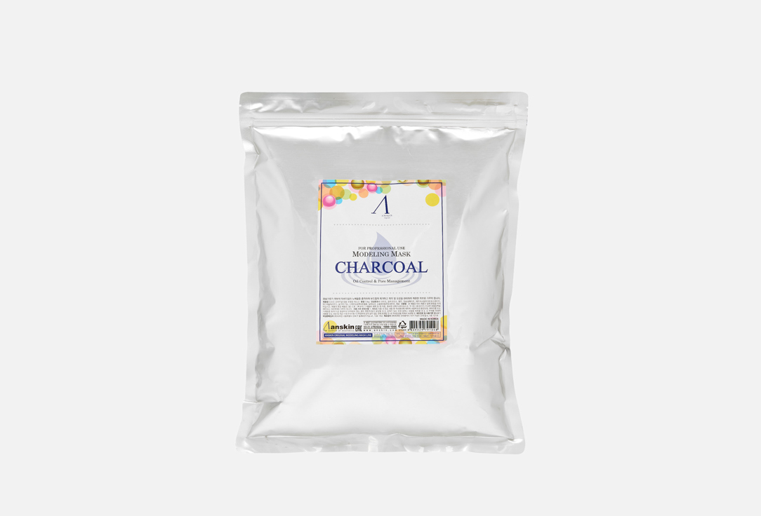 Изображение товара Альгинатная маска для лица ANSKIN Charcoal Modeling для жирной кожи 1000 г