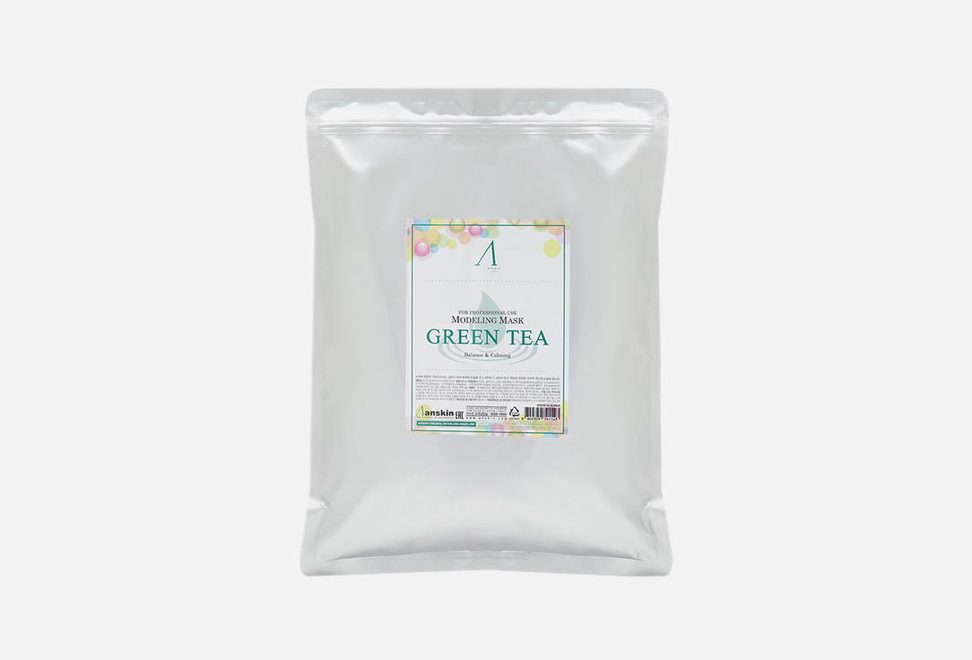 Изображение товара Успокаивающая альгинатная маска ANSKIN с зелёным чаем