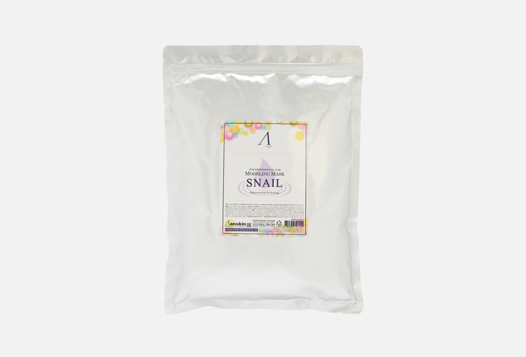 

Маска альгинатная для лица ANSKIN, Snail Modeling 500 г