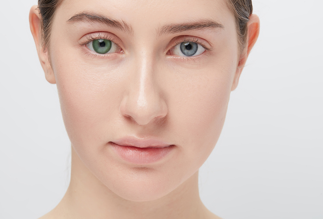 Изображение товара Цветные контактные линзы ILLUSION GLOW BLUE bc 8,6, dia 14, 2 шт.