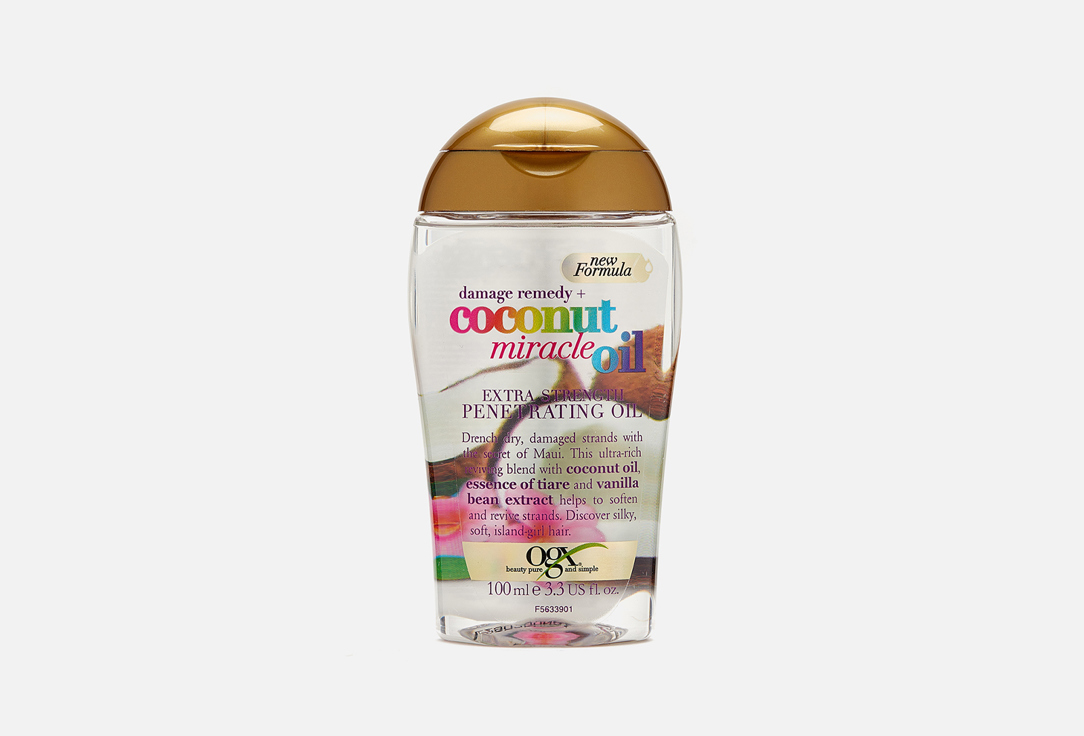 Восстанавливающее масло для волос OGX Coconut Miracle 100 мл