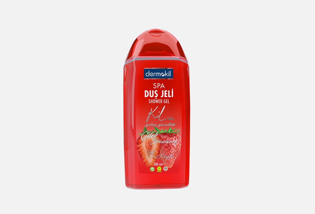 Гель для душа DERMOKIL Strawberry 500 мл гель для душа family fresh strawberry kiwi 500мл из финляндии