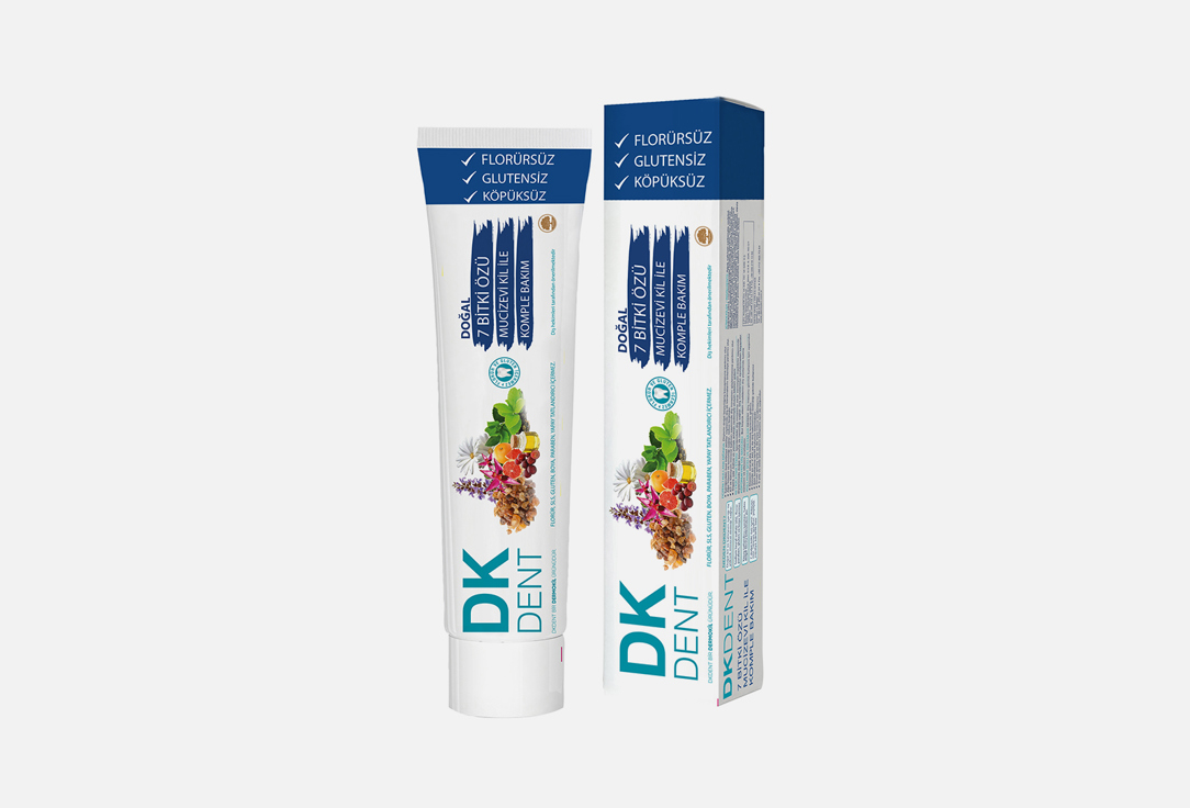 зубная паста dkdent classic toothpaste 75 мл зубная паста DKDENT 7 Natural Herb Extract Toothpaste 1 шт