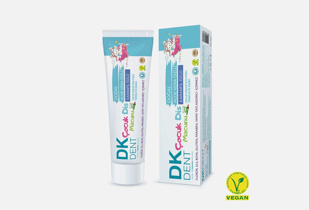 Детская зубная паста DKDENT Clove Extract Children's Toothpaste 50 мл зубная паста dkdent propolis toothpaste 75 мл