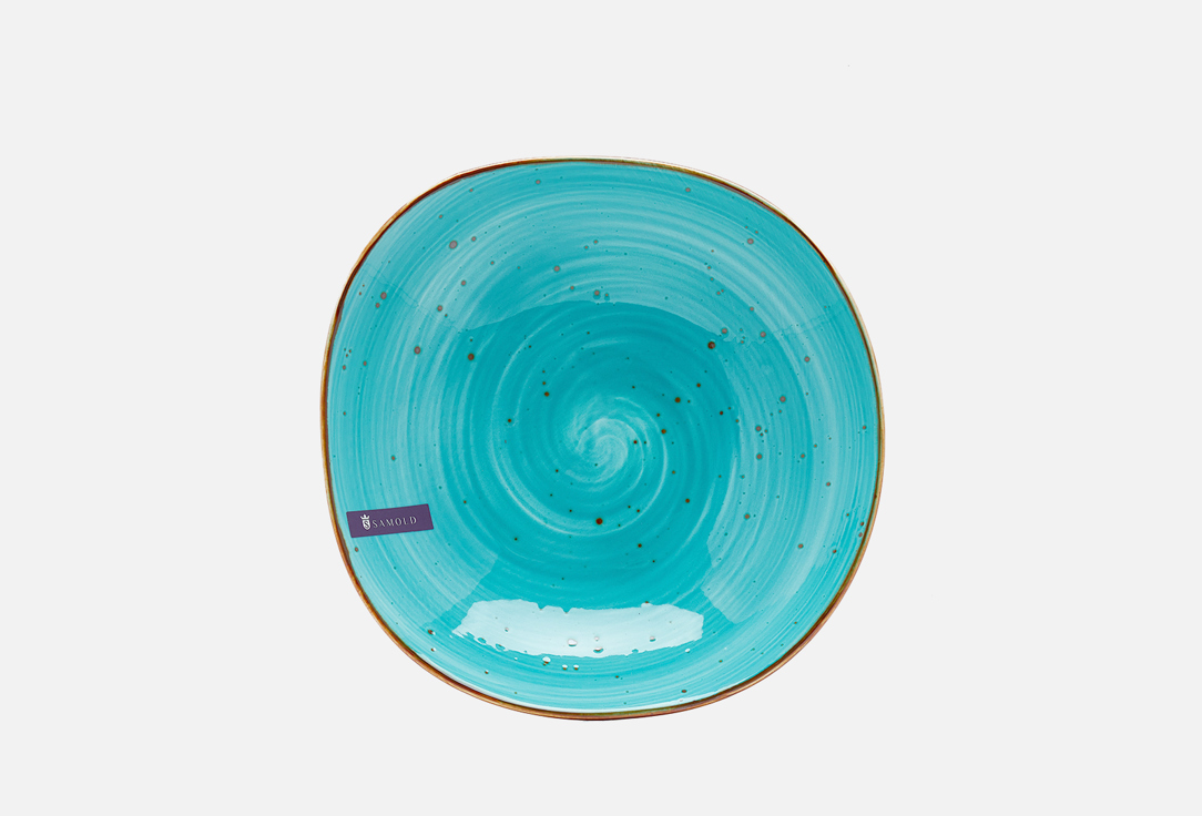 Глубокая тарелка SAMOLD Хорека бирюза 1 шт тарелка domenik laguna 21см глубокая керамика