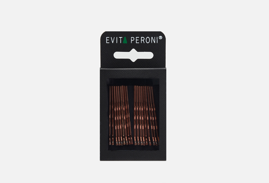 Набор невидимок для волос Evita Peroni коричневый 