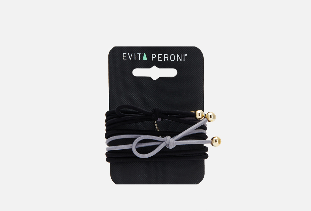 Набор резинок для волос Evita Peroni черный 