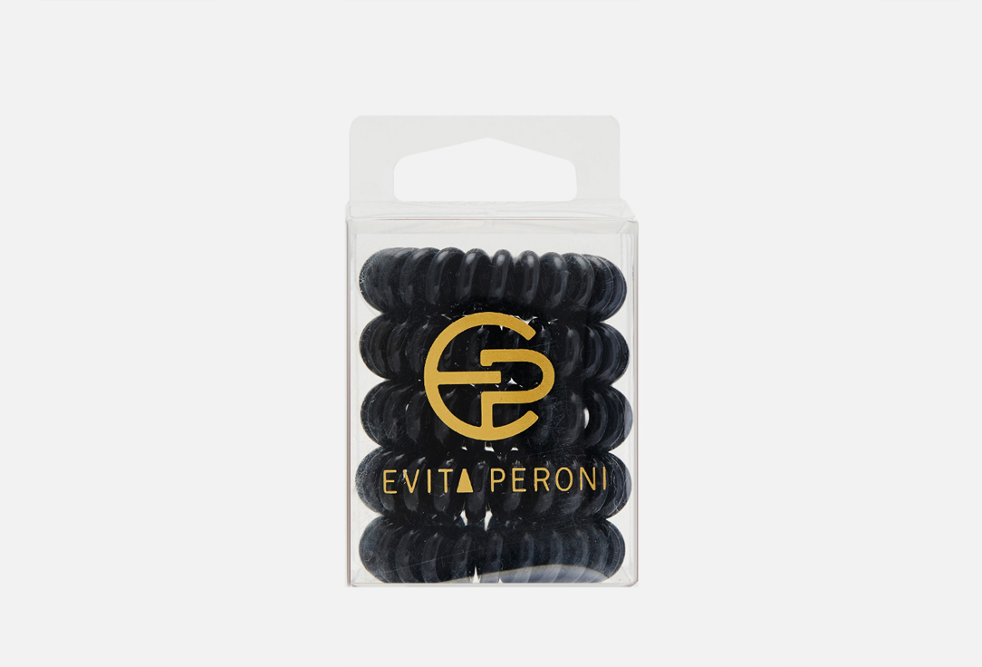 Набор резинок для волос Evita Peroni черный 