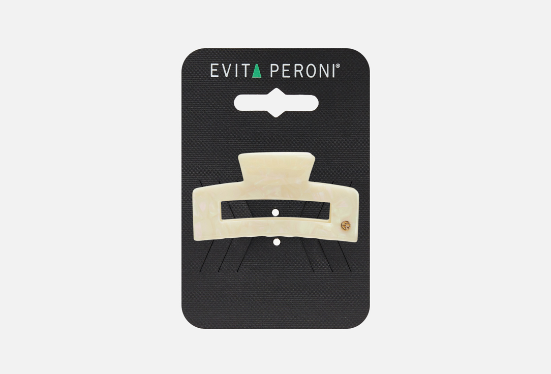 Заколка-краб для волос  Evita Peroni white 