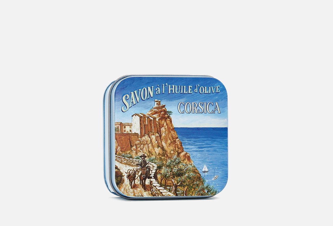 Мыло с вербеной в металлической коробке LA SAVONNERIE DE NYONS Corsican Village 100 г