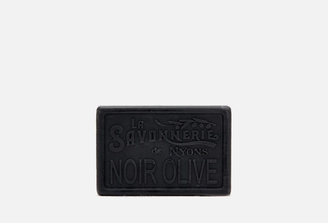 Мыло черное с оливой La Savonnerie de Nyons Rectangular Black Olive Oil Soap 