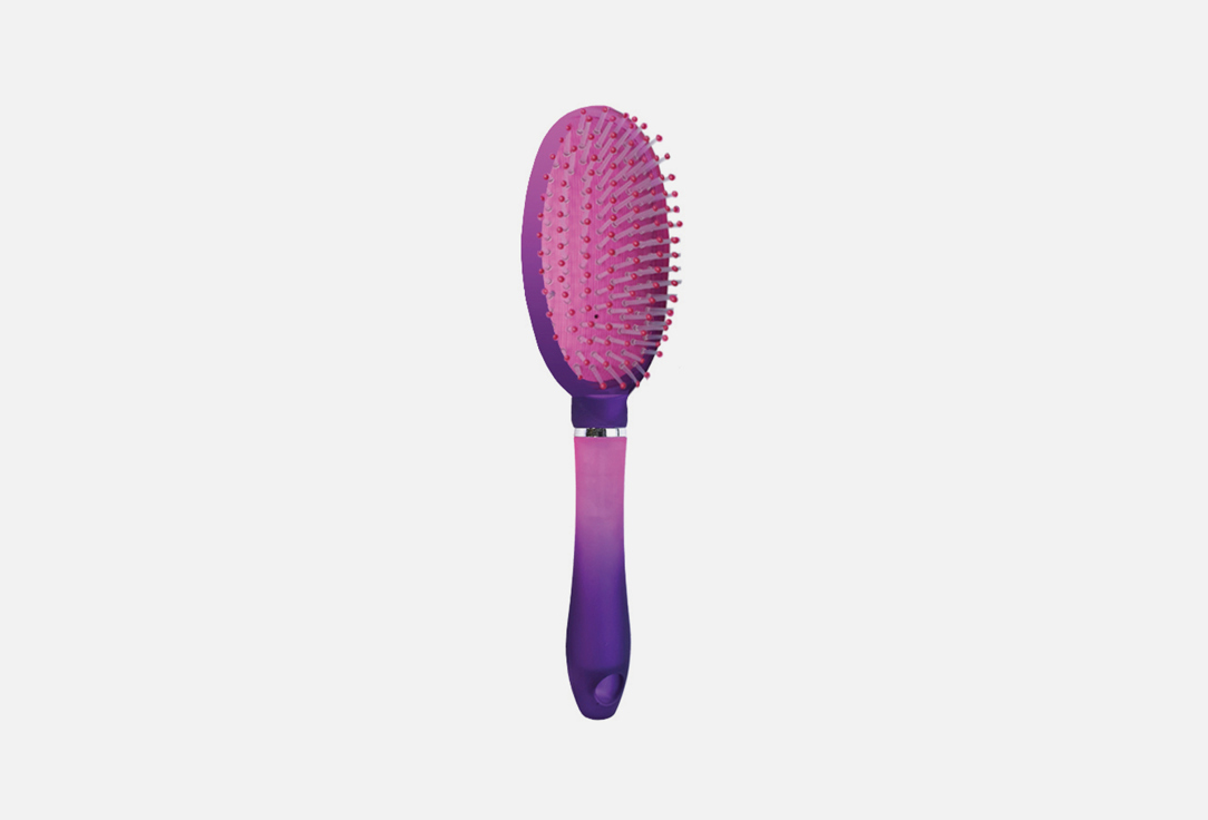 массажная расческа для волос STUDIO STYLE Неон, фиолетово-розовый 1 шт