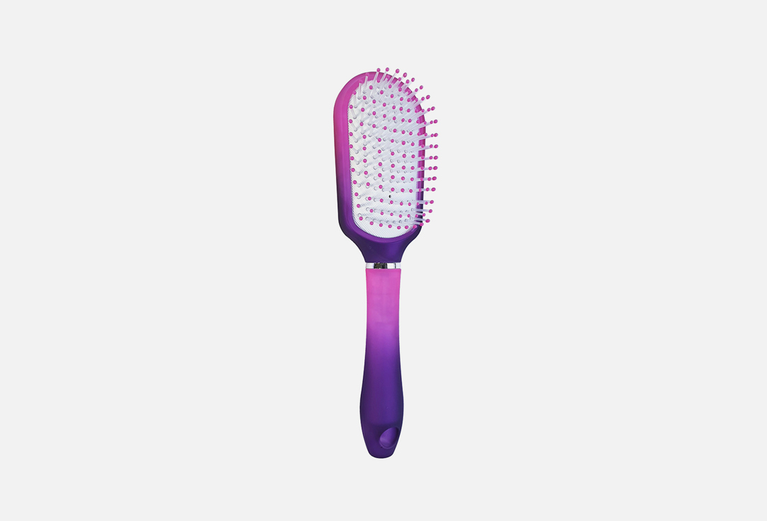 массажная расческа для волос STUDIO STYLE Неон, фиолетово-розовый 1 шт studio style расческа массажная щетка для волос цветная прямоугольная