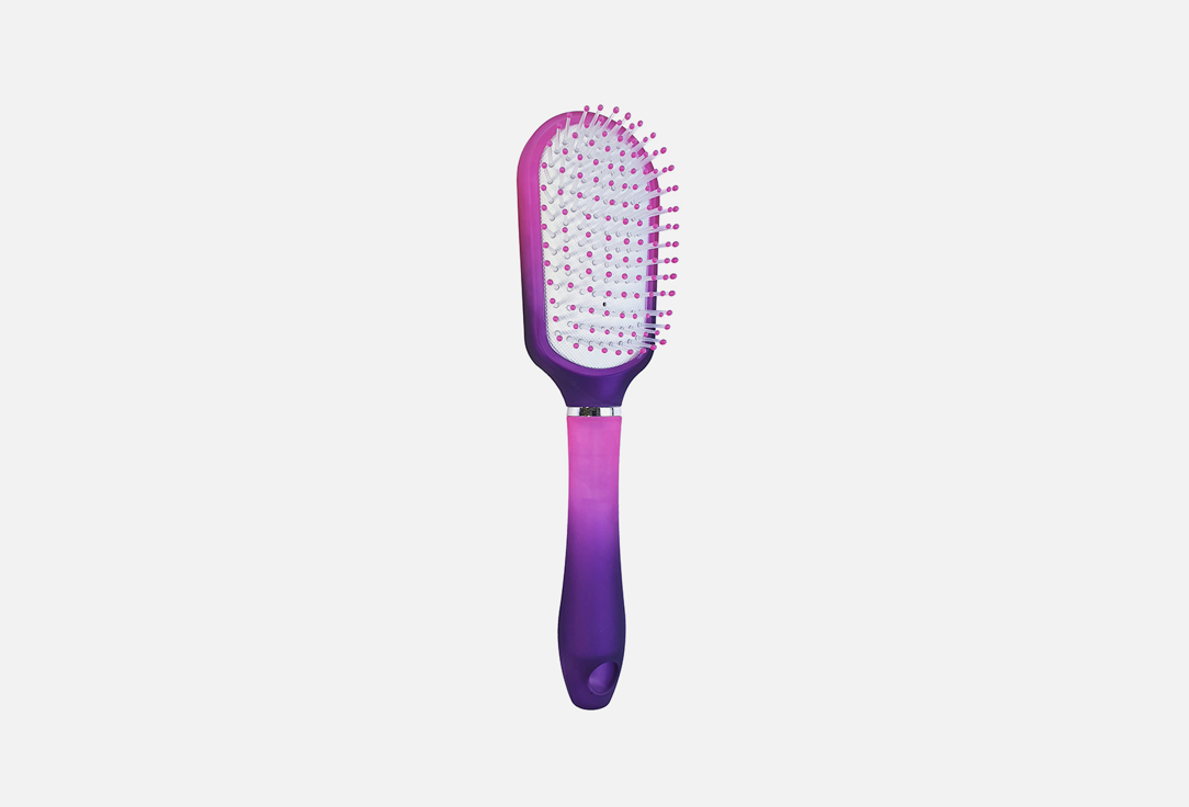 массажная расческа для волос  STUDIO STYLE неон, фиолетово-розовый  