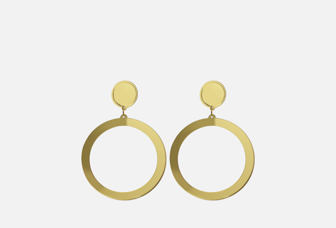 

серьги LA FAMILY, Кольца золотые 2 шт