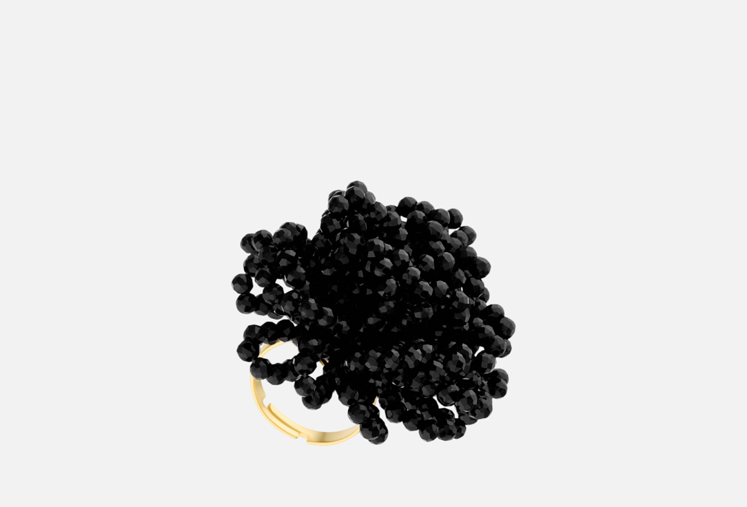 Из горного хрусталя, черный 1 шт