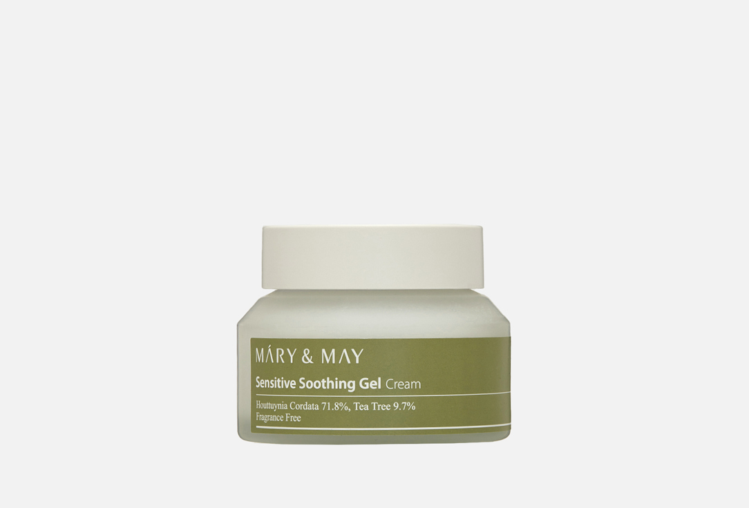 Успокаивающий увлажняющий крем-гель для лица Mary&May Sensitive Soothing Gel Blemish Cream 