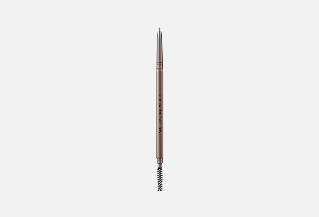 Автоматический карандаш для бровей Nature Republic Botanical Micro Slim Brow Pencil  03, Soft Brown