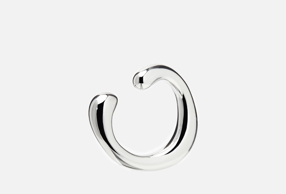 Изображение товара Кафф для ушей coshi oval drop silver, регулировка, без прокола