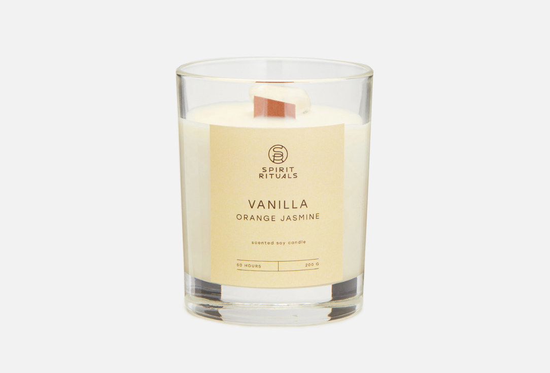 цена Аромасвеча SPIRIT RITUALS Vanilla, orange, jasmine 200 г