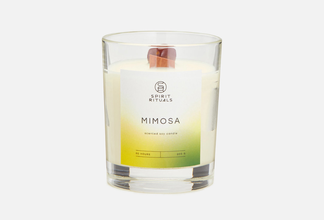 Аромасвеча SPIRIT RITUALS Mimosa 200 г аромадиффузор spirit rituals mimosa 100 мл
