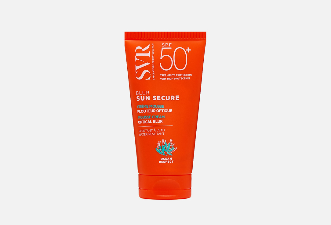 Солнцезащитный крем-мусс для лица SPF 50+ SVR SUN SECURE 50 мл skin doctors cosmeceuticals солнцезащитный крем для лица supermoist spf 50 мл