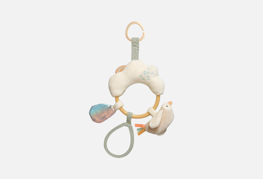 

Подвесная развивающая игрушка на кольце SEBRA, Птица Bliss и облако 1 шт