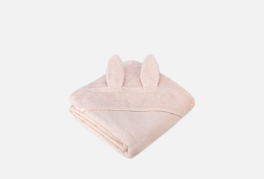 Детское полотенце с капюшоном LUKNO Морозное утро 100х100 1 шт